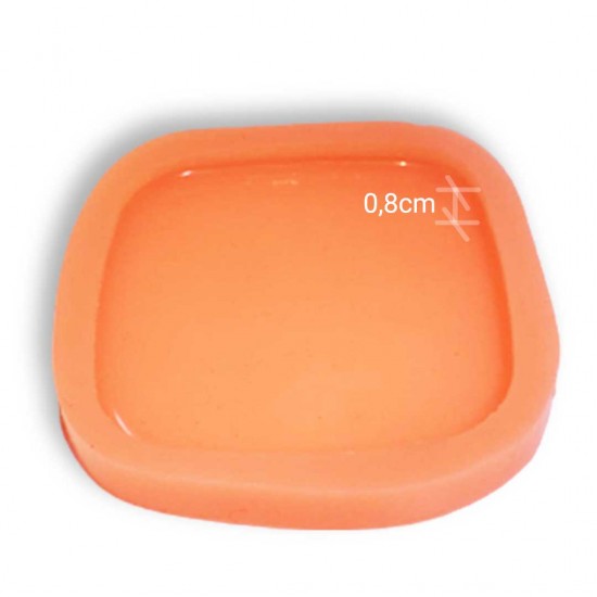 Bardak Altığı Silikon Kalıbı 8,5cm*8,5cm Bardak Altığı Silikon Kalıbı 8,5cm*8,5cm